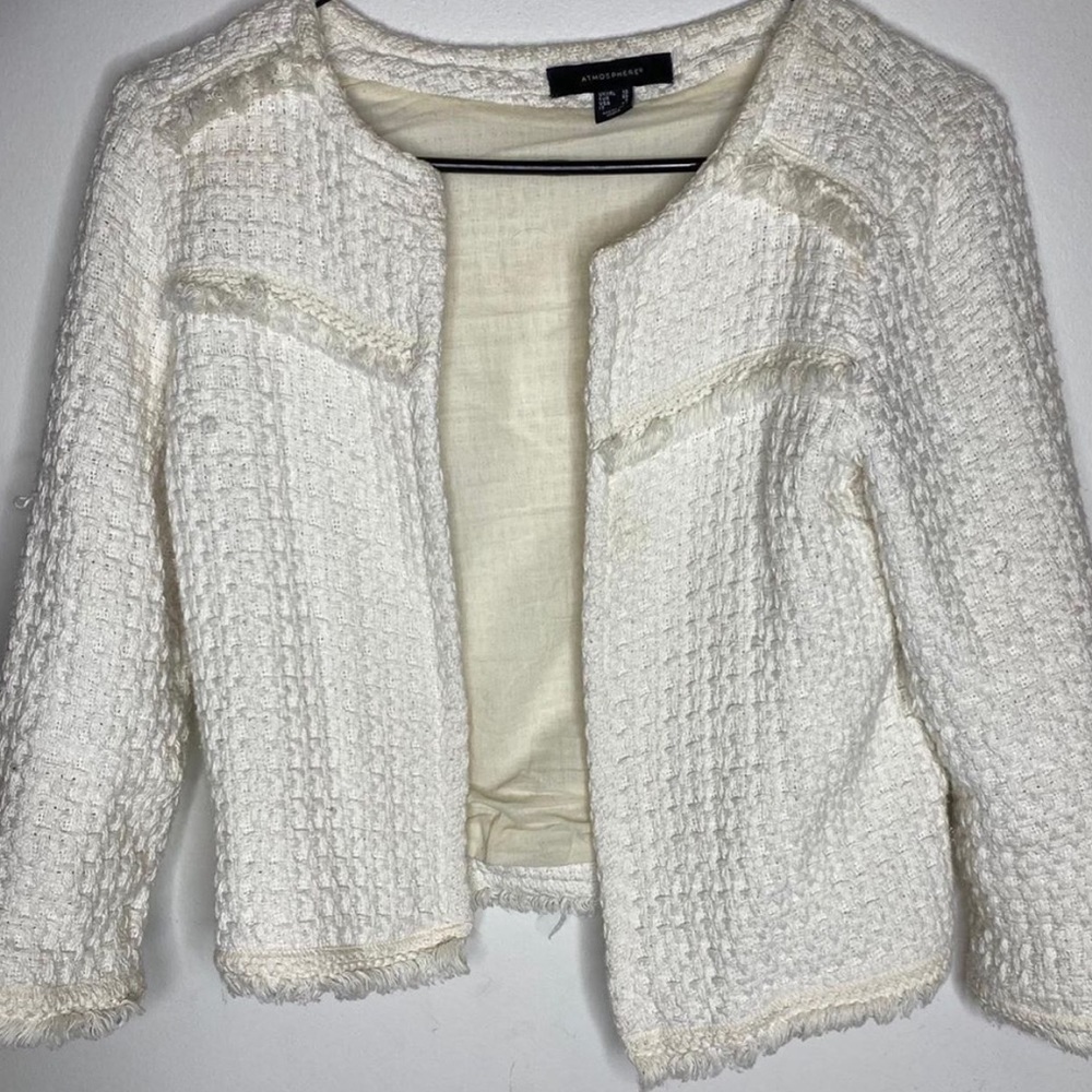 ~Atmosphere White Quartered Blazer~